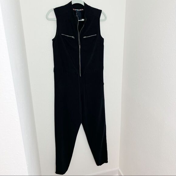 Dolan Zipper Front Drawstring Jumpsuit - Picture 10 of 10
